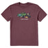Life Is Good M SS Crusher Tailgate LIG Tee MAHOGANY