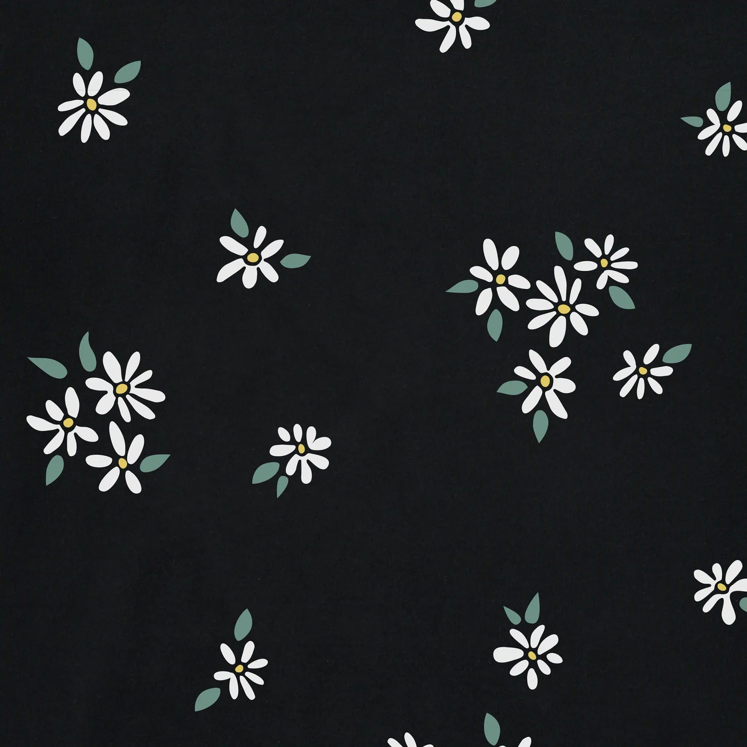 Life Is Good W LS Boxy Sleep Tee Wild Daisy TRUE BLACK