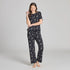 Life Is Good W LS Boxy Sleep Tee Wild Daisy TRUE BLACK