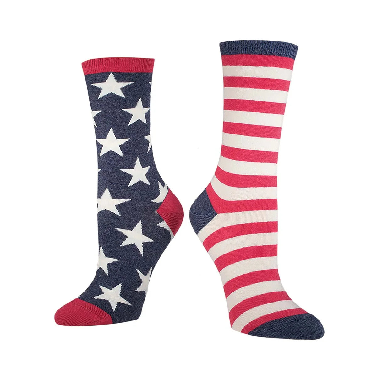 Socksmith W Patriotic Flags NAVY