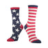 Socksmith W Patriotic Flags NAVY