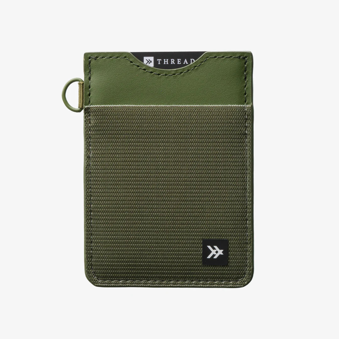 Thread Vertical Wallet OLIVE