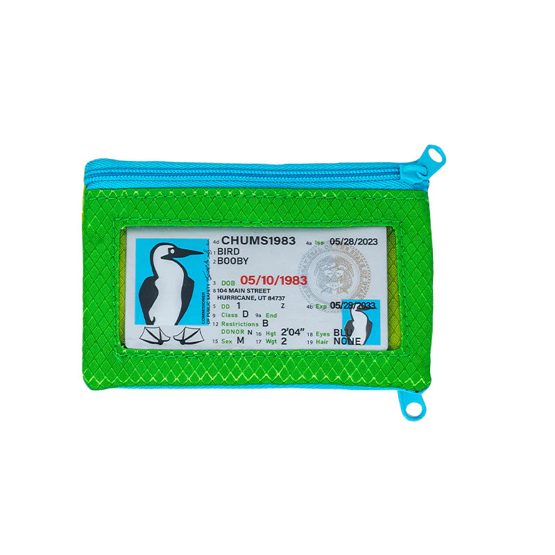 Chums Surfshorts Wallet Bright LIME/CITRUS