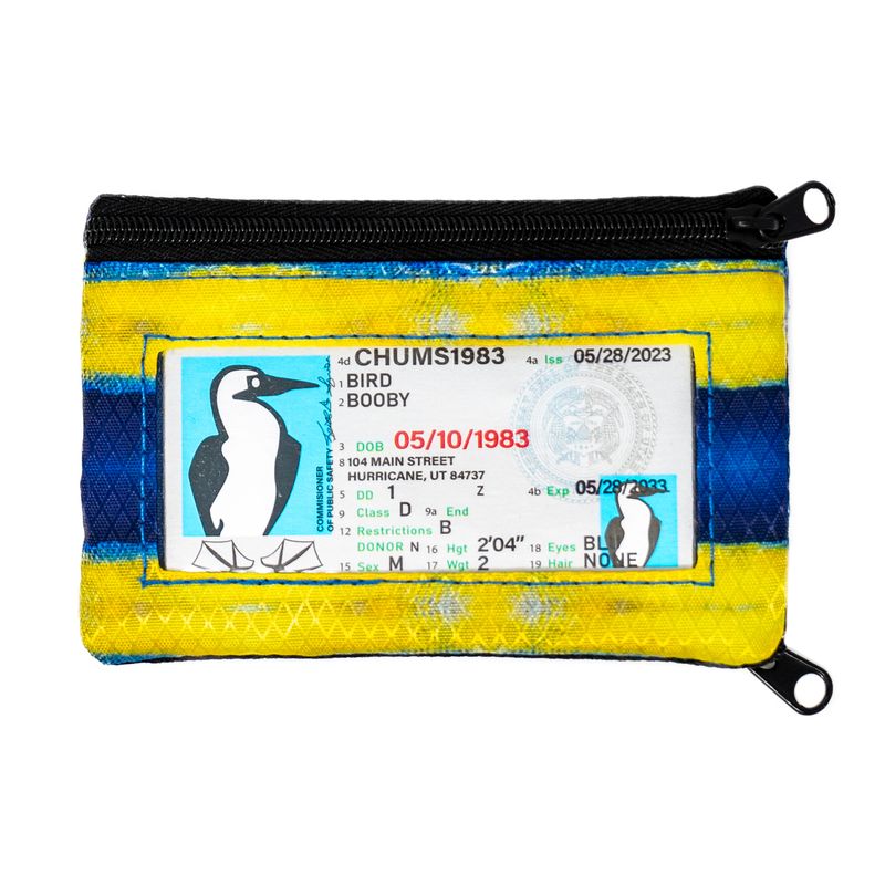 Chums Surfshorts Wallet Saltwater Fish Mix YELLOWFIN