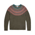 Royal Robbins W Westlands Fairisle Crew Sweater EVERGLADE