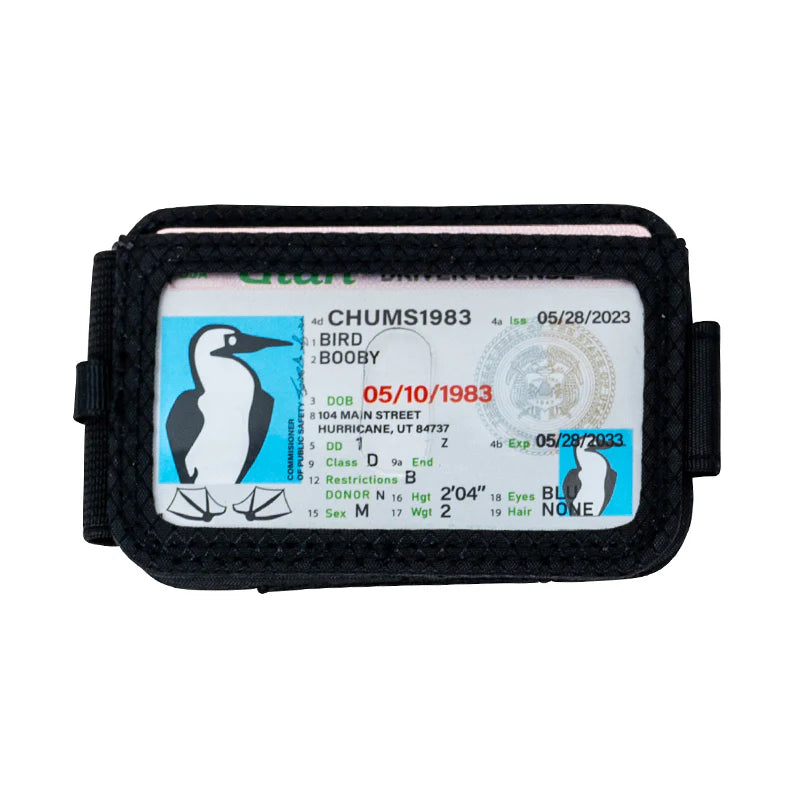 Chums Bandit Bi-Fold Wallet BLACK