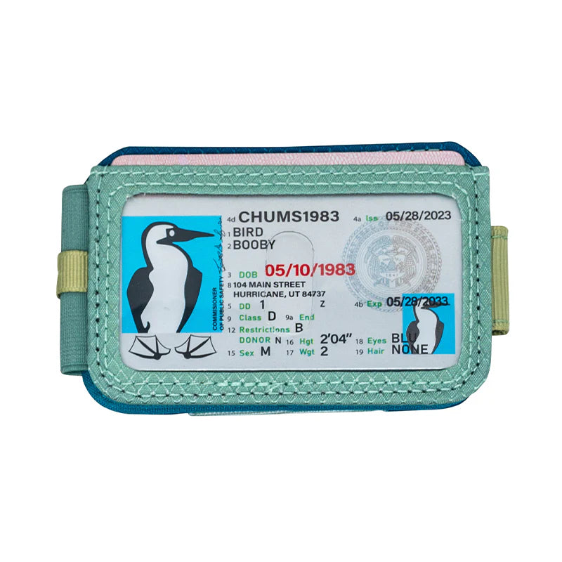 Chums Bandit Bi-Fold Wallet TEAL