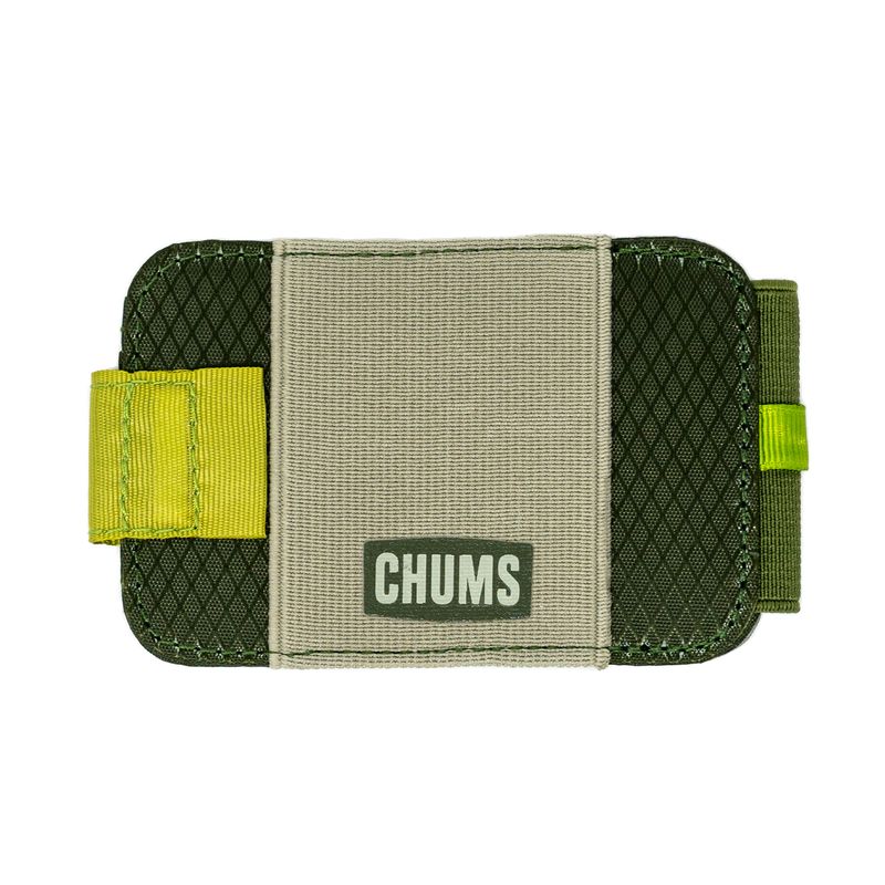 Chums Bandit Bi-Fold Wallet OLIVE/TAN