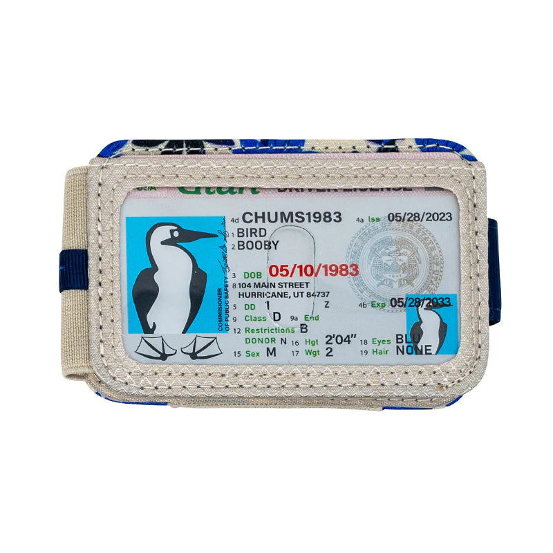 Chums Bandit Bi-Fold Wallet BLUE FLORAL