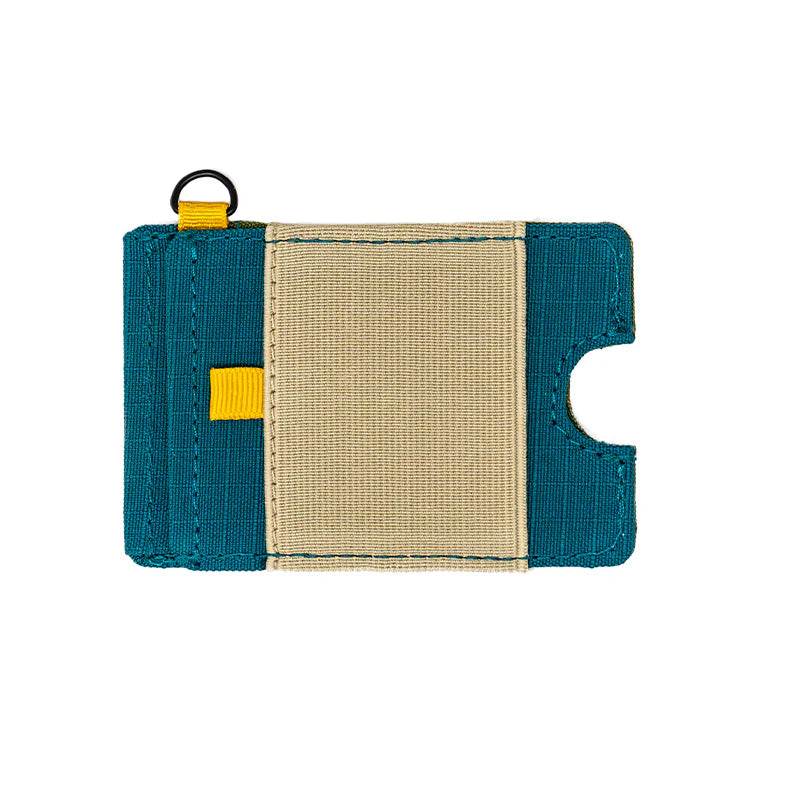 Chums Bandit Lo-Pro Wallet OLIVE/TEAL