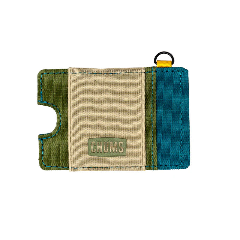 Chums Bandit Lo-Pro Wallet OLIVE/TEAL