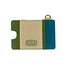 Chums Bandit Lo-Pro Wallet OLIVE/TEAL