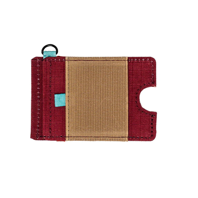 Chums Bandit Lo-Pro Wallet RUST/BURGUNDY