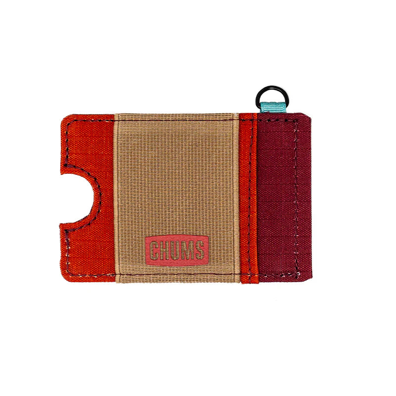 Chums Bandit Lo-Pro Wallet RUST/BURGUNDY