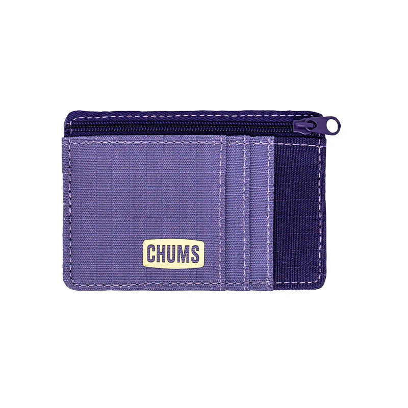 Chums Bandit Zip Wallet Tri Mix PLUM