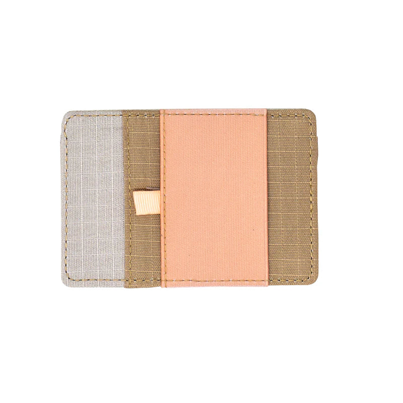 Chums Bandit Zip Wallet Tri Mix CLAY