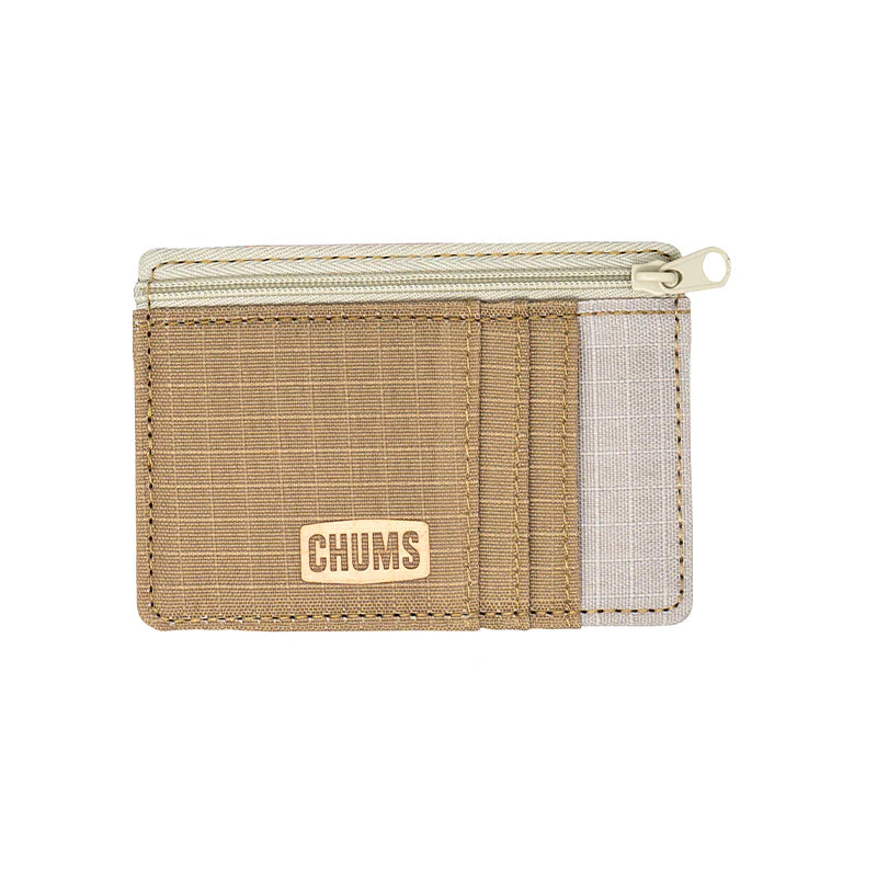 Chums Bandit Zip Wallet Tri Mix CLAY