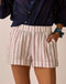 Carve Designs W Hellie Linen Short KENTUCKY STRIPE