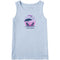 Life is Good W Crusher Tank 70's Retro Beach GLACIER BLUE