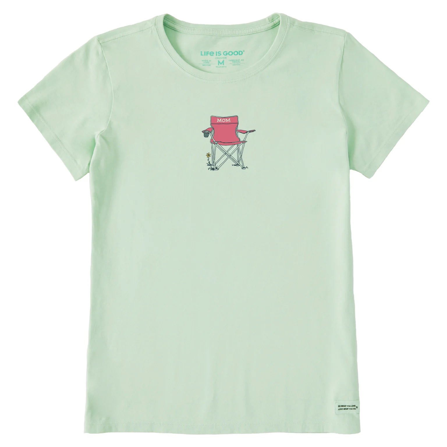 Life is Good W SS Crusher Mom's Seat SAGE GREEN