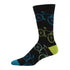 Socksmith M Bamboo Crew Fixie BLACK