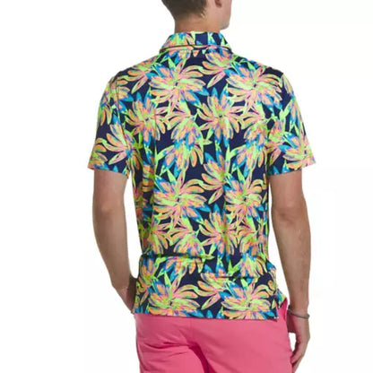 Chubbies M SS Performance Polo THE OCEAN FLOWER