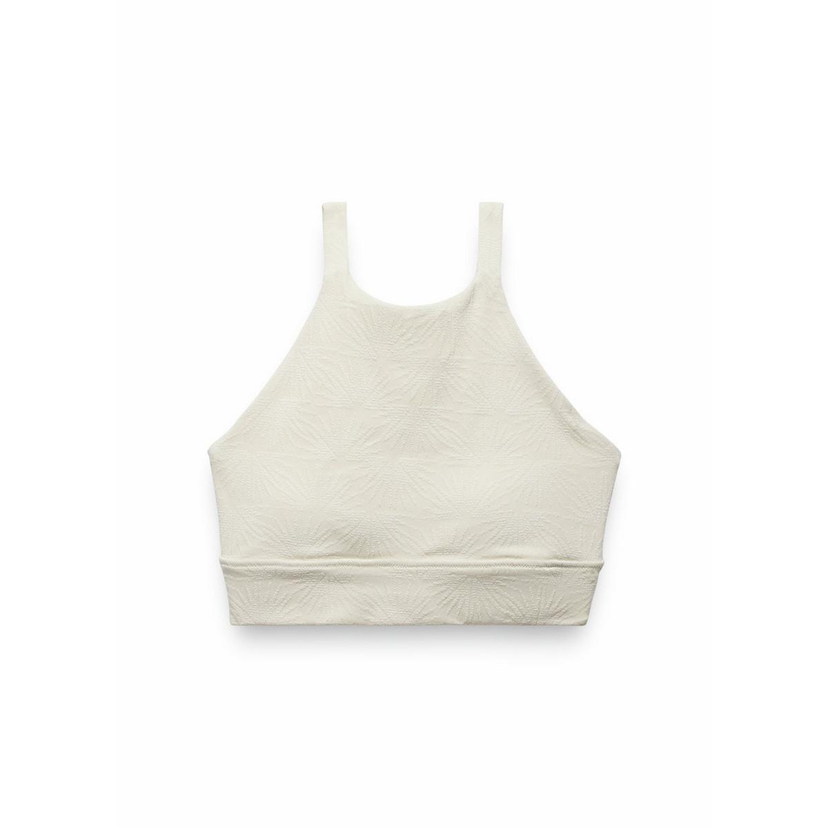 prAna W Marine Street Sunburst Swim Top BEACH PEBBLE