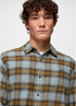prAna M LS Dolberg Flannel Shirt CAVERN