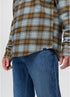 prAna M LS Dolberg Flannel Shirt CAVERN