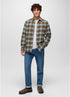 prAna M LS Dolberg Flannel Shirt CAVERN