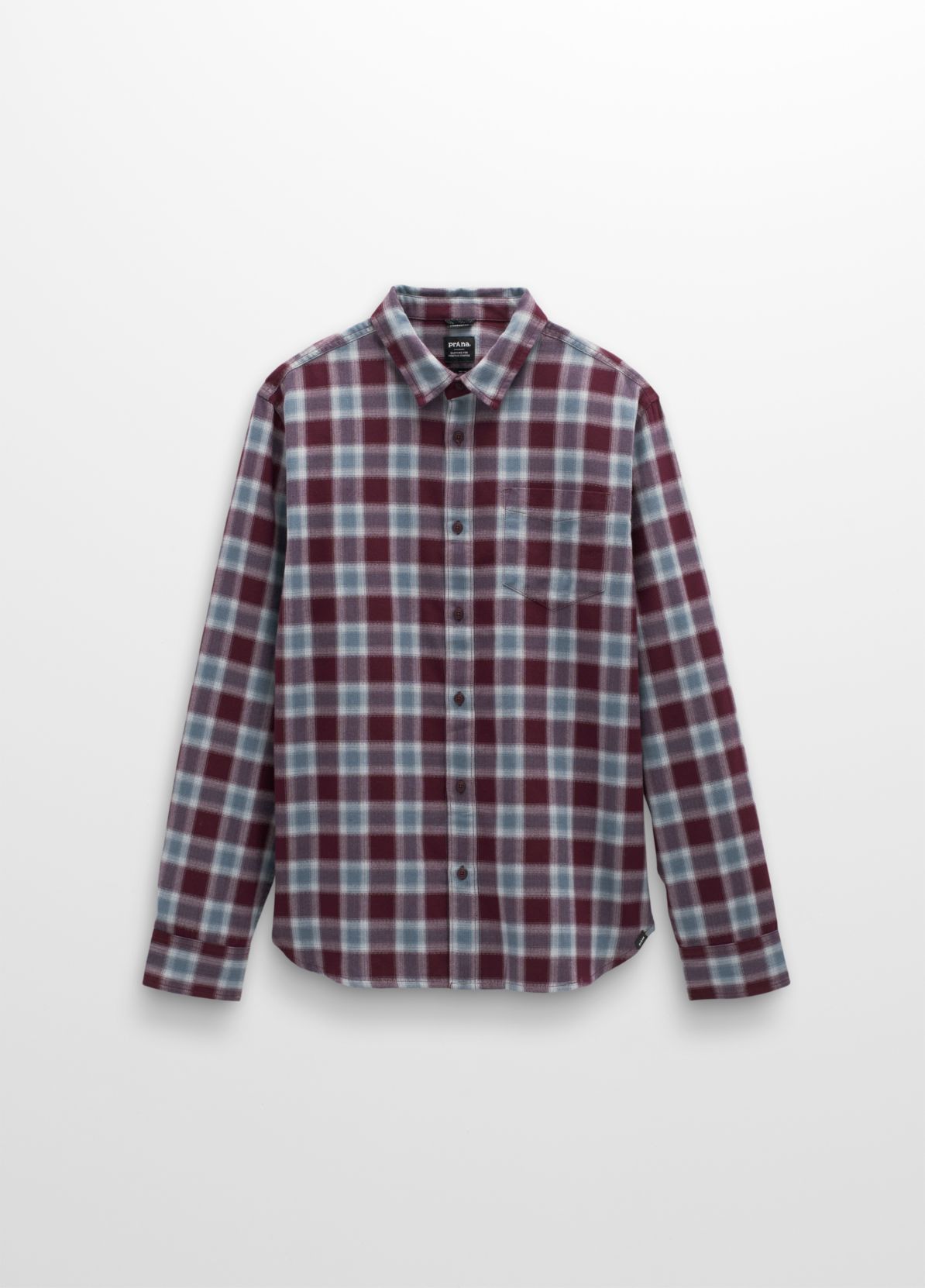 prAna M LS Los Feliz Flannel Shirt QUARRY