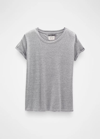 prAna W Cozy Up T-Shirt HEATHER GREY