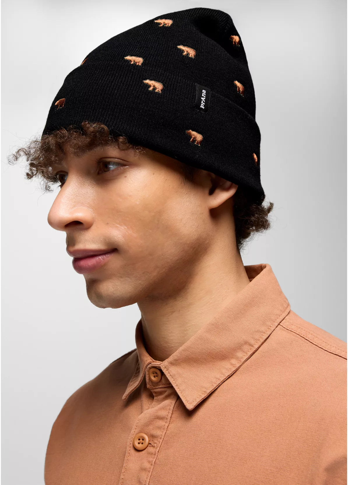 prAna Wild Now Beanie BLACK BEAR