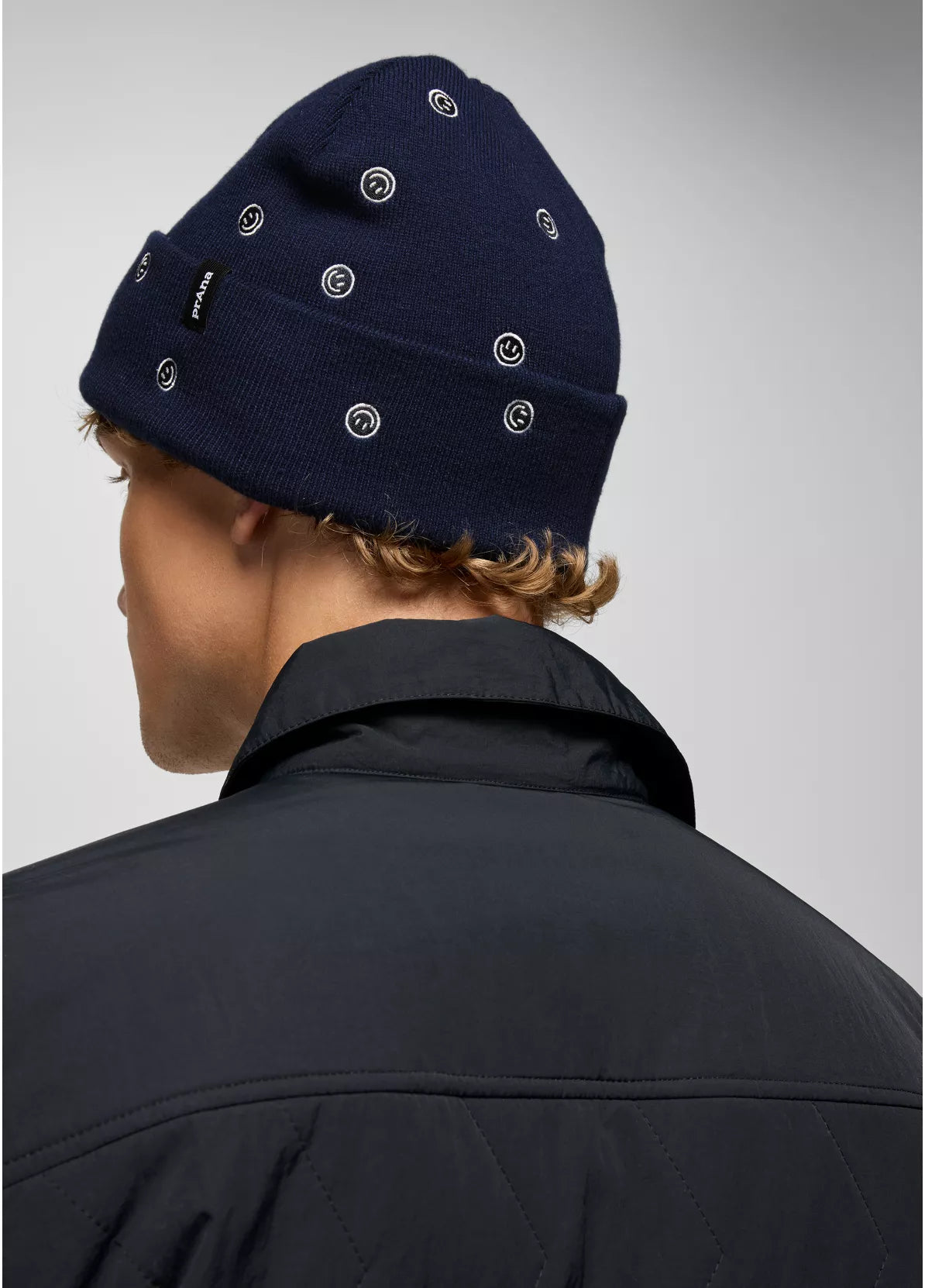 prAna Wild Now Beanie STORMY NIGHT SMILE