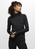 prAna W Ice Flow 1/2 Zip BLACK