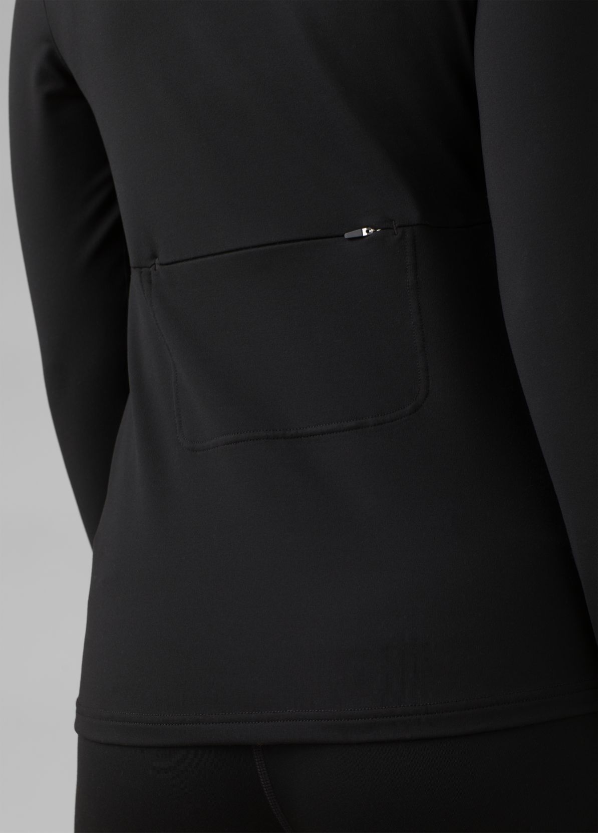 prAna W Ice Flow 1/2 Zip BLACK