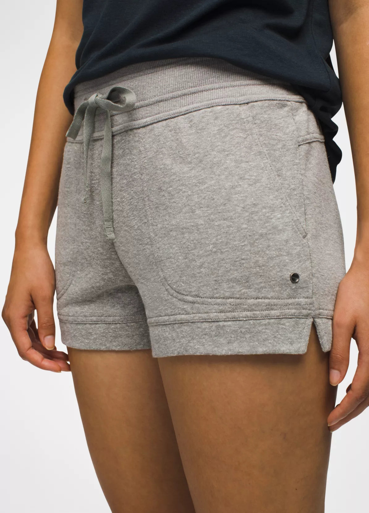 prAna W Cozy Up Short HEATHER GREY