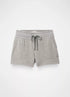 prAna W Cozy Up Short HEATHER GREY