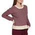 Flag & Anthem W Miche Crew Sweater BERRY