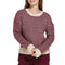 Flag & Anthem W Miche Crew Sweater BERRY