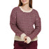 Flag & Anthem W Miche Crew Sweater BERRY