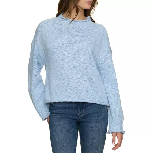 Flag & Anthem W Mila Oversized Roll Neck Sweater DUSTY BLUE