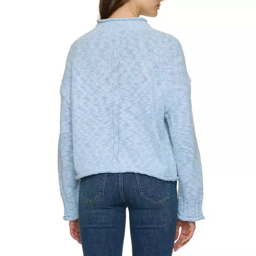 Flag & Anthem W Mila Oversized Roll Neck Sweater DUSTY BLUE