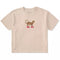 Life is Good W SS Crusher Boxy Love Leopard Tee BIRCH WHITE