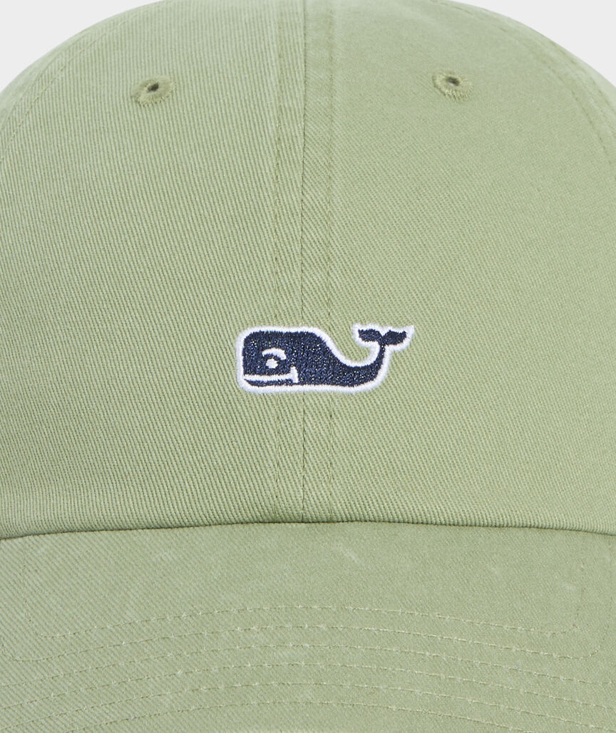 Vineyard Vines Classic Logo Baseball Hat FLATS GREEN