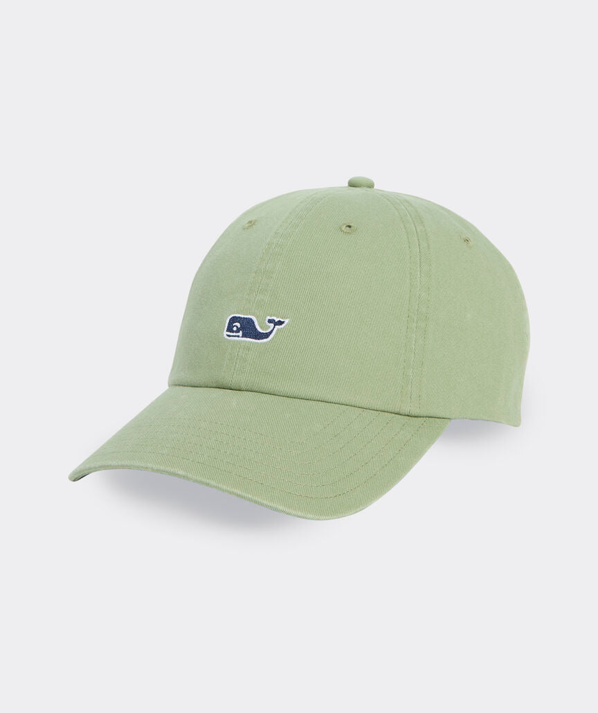Vineyard Vines Classic Logo Baseball Hat FLATS GREEN