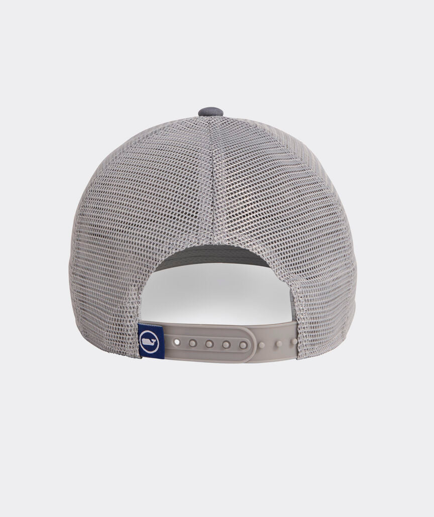 Vineyard Vines Whale Dot Performance Trucker Hat BLUESTONE