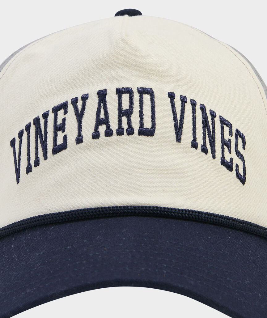 Vineyard Vines Text Logo 5 Panel Hat MULTI