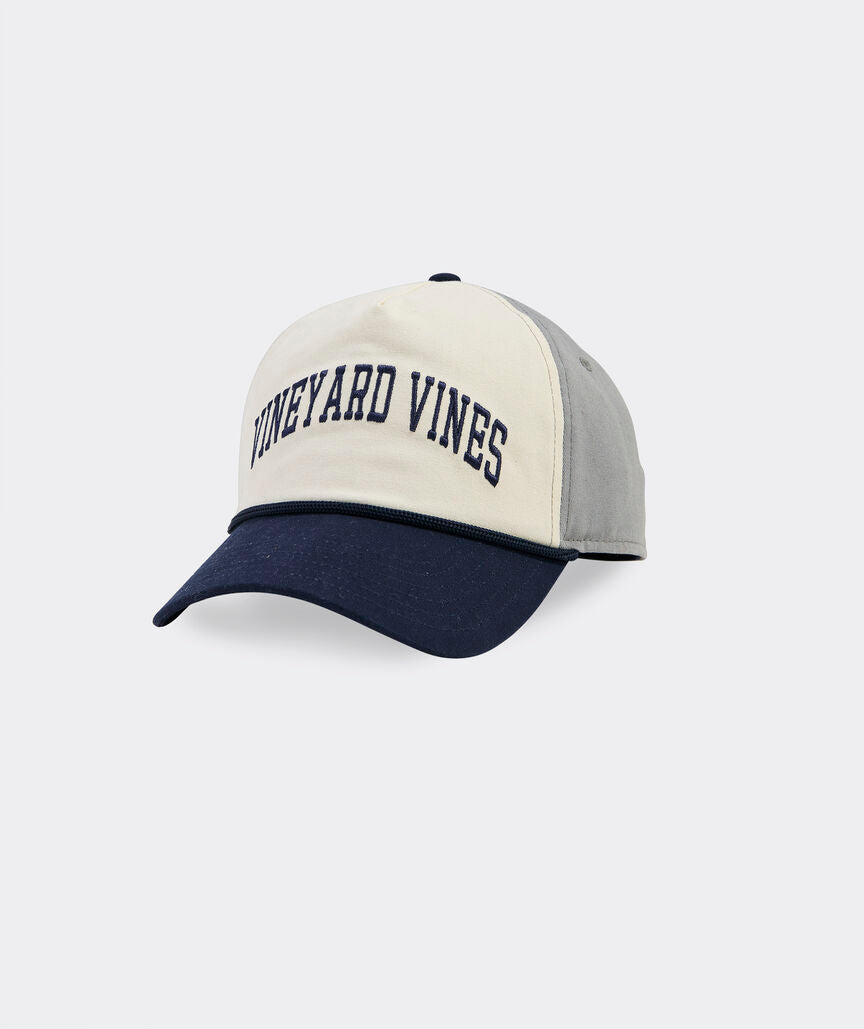 Vineyard Vines Text Logo 5 Panel Hat MULTI