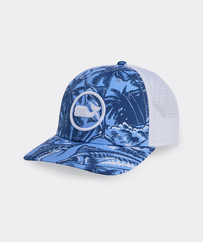 Vineyard Vines Chappy Printed Trucker SPORTFISH